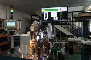 Inspection device for H7 halogen bulb capsule sorter 