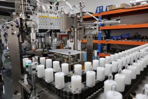 capsule loading device for halogen bulb capsule sorter machine