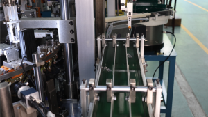 3-Grade Sorting + Robotic Pick & Place H1 H3 halogen capsule to Separate Conveyor Bins